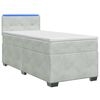 vidaXL &Kappa;&rho;&epsilon;&beta;ά&tau;&iota; Box Spring &mu;&epsilon; &Sigma;&tau;&rho;ώ&mu;&alpha; &kappa;&alpha;&iota; LED &Alpha;&nu;&omicron;&iota;&chi;&tau;ό &gamma;&kappa;&rho;&iota; 100 x 200 cm