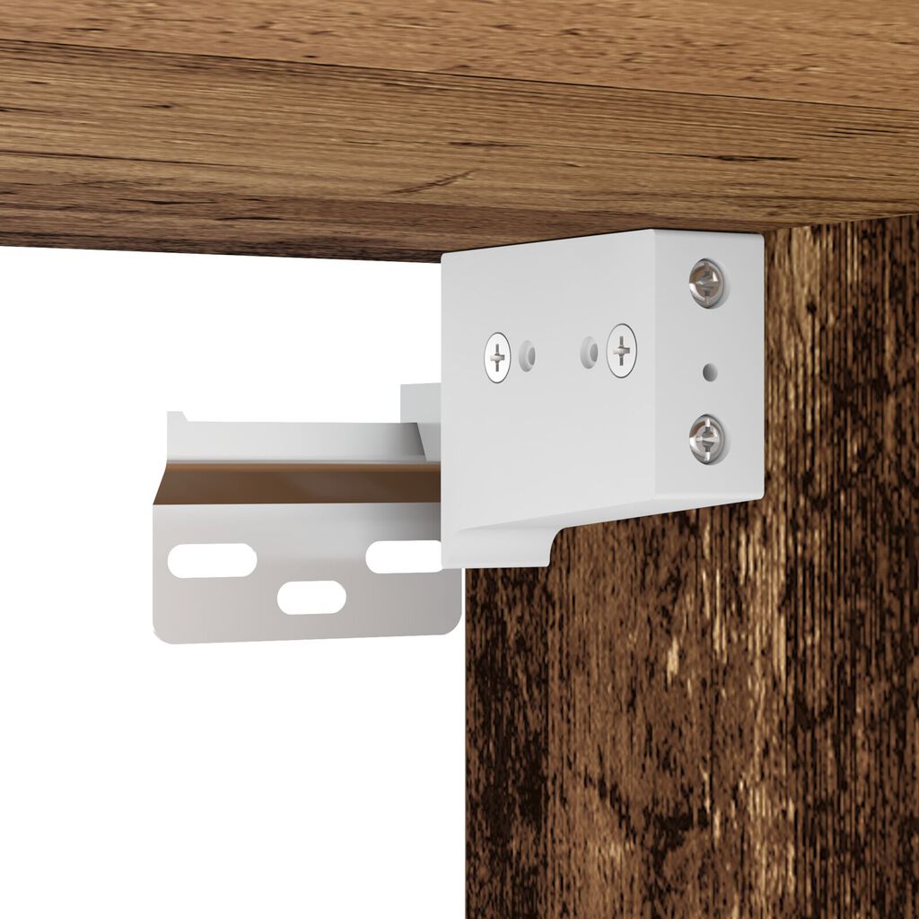Floating Shelf από παλιό ξύλο 40x28,5x40 εκ. Κατασκευασμένο από MDF