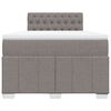 vidaXL &Kappa;&rho;&epsilon;&beta;ά&tau;&iota; Boxspring &mu;&epsilon; &Sigma;&tau;&rho;ώ&mu;&alpha; Taupe 120x190 &epsilon;&kappa;. &Upsilon;&phi;&alpha;&sigma;&mu;ά&tau;&iota;&nu;&omicron;