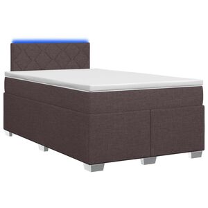 vidaXL &Kappa;&rho;&epsilon;&beta;ά&tau;&iota; Box Spring &mu;&epsilon; &Sigma;&tau;&rho;ώ&mu;&alpha; &kappa;&alpha;&iota; LED &Sigma;&kappa;&omicron;ύ&rho;&omicron; &Kappa;&alpha;&phi;έ 120 x 190 cm