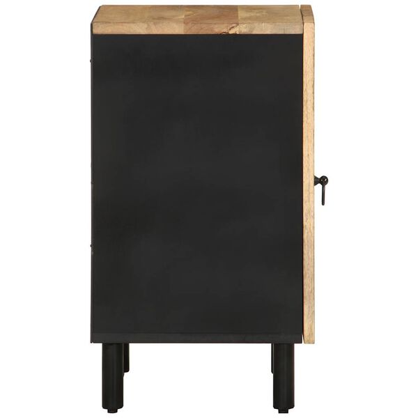 vidaXL Ντουλάπι Μπάνιου 38x33,5x58 εκ. από Μασίφ Ξύλο Μάνγκο