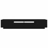vidaXL Ντουλάπι TV 2 pcs Μαύρο 200 x 35 x 40 εκ. Επεξεργασμένο ξύλο