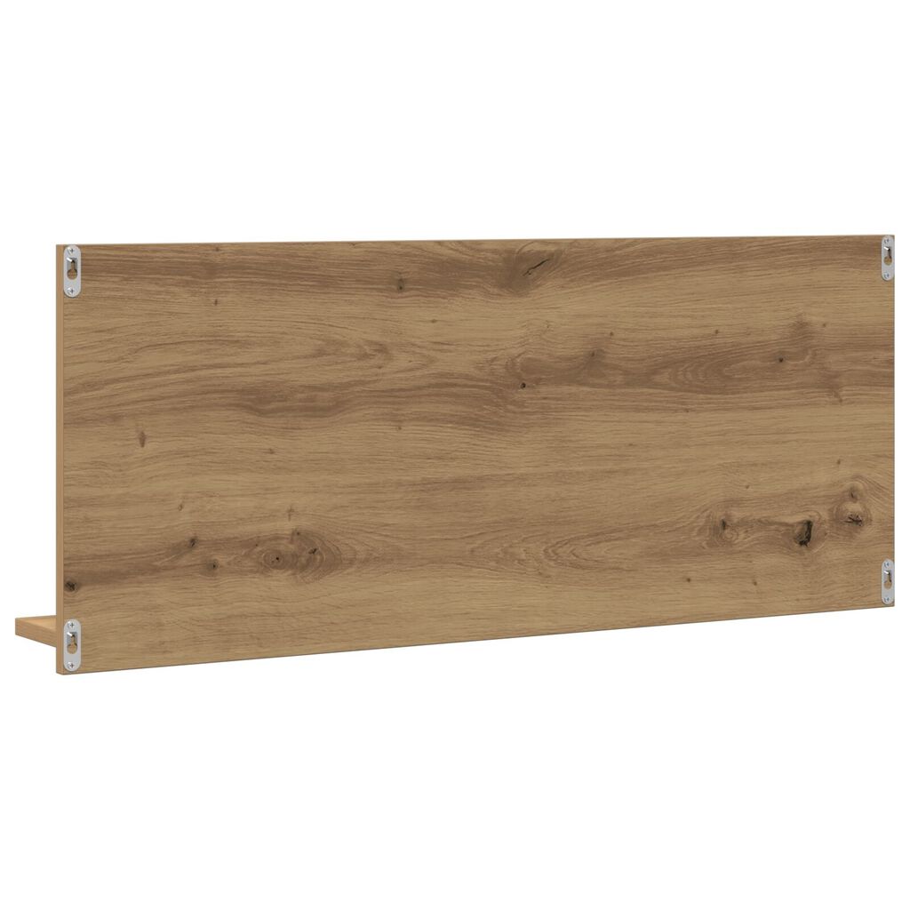 Καθρέφτης μπάνιου vidaXL Artisian Oak 90x10,5x37 εκ. Φτιαγμένος από επεξεργασμένο ξύλο