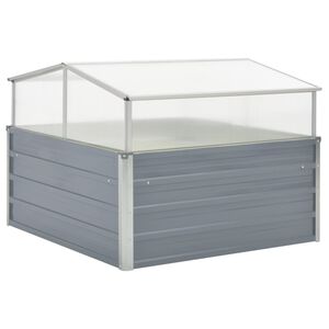 vidaXL &Theta;&epsilon;&rho;&mu;&omicron;&kappa;ή&pi;&iota;&omicron; &Gamma;&kappa;&rho;&iota; 100 x 100 x 85 &epsilon;&kappa;. &alpha;&pi;ό &Gamma;&alpha;&lambda;&beta;&alpha;&nu;&iota;&sigma;&mu;έ&nu;&omicron; &Chi;ά&lambda;&upsilon;&beta;&alpha;