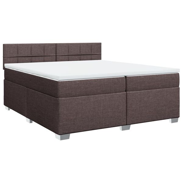 vidaXL &Kappa;&rho;&epsilon;&beta;ά&tau;&iota; Boxspring &mu;&epsilon; &Sigma;&tau;&rho;ώ&mu;&alpha; &Sigma;&kappa;&omicron;ύ&rho;&omicron; &Kappa;&alpha;&phi;έ 200x200 &epsilon;&kappa;. &Upsilon;&phi;&alpha;&sigma;&mu;ά&tau;&iota;&nu;&omicron;