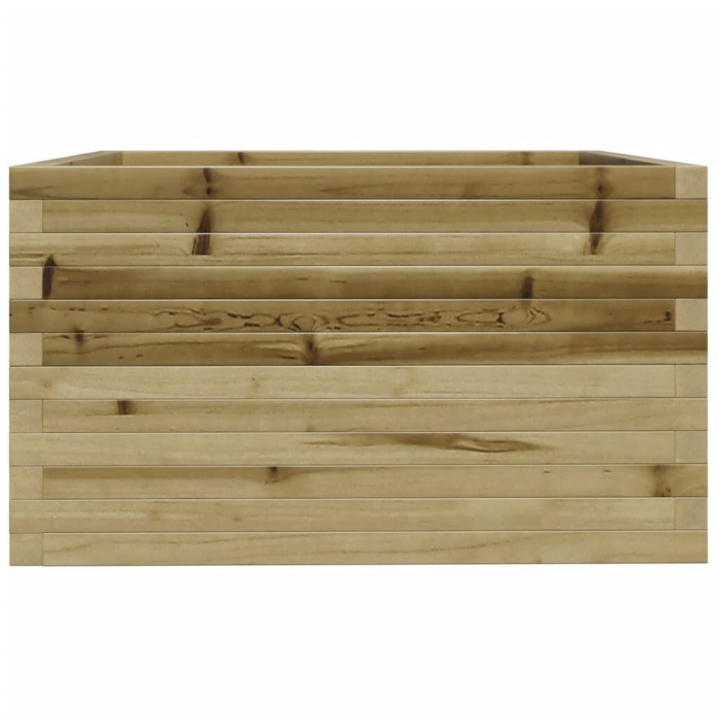 vidaXL Ζαρντινιέρα Κήπου 80x80x49,5 εκ. από Εμποτισμένο Ξύλο Πεύκου
