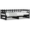 vidaXL &Kappa;&alpha;&nu;&alpha;&pi;έ&sigmaf; &Kappa;&rho;&epsilon;&beta;ά&tau;&iota; &Sigma;&upsilon;&rho;ό&mu;&epsilon;&nu;&omicron;&sigmaf; &Mu;&alpha;ύ&rho;&omicron;&sigmaf; 2x(80x200) &epsilon;&kappa;. &alpha;&pi;ό &Mu;&alpha;&sigma;ί&phi; &Pi;&epsilon;ύ&kappa;&omicron;