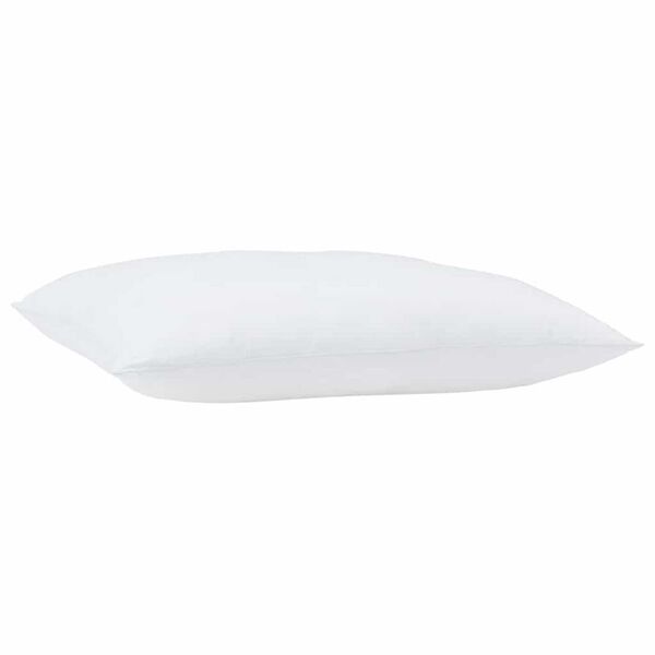 vidaXL Σετ Κουβέρτας με μαξιλάρι 2 pcs Λευκό 155 x 220 cm Μικροΐνες