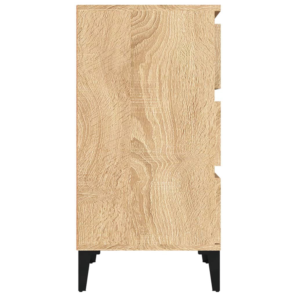 vidaXL Κομοδίνο Sonoma Δρυς 40x35x70 εκ. από Επεξεργασμένο Ξύλο