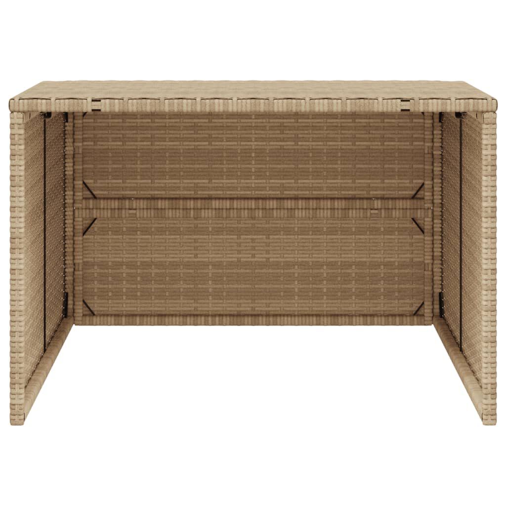 vidaXL Σκέπαστρο για Χλοοκοπτ. Ρομπότ Μπεζ 86x90x52/57 εκ. Συνθ. Ρατάν