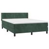 vidaXL &Kappa;&rho;&epsilon;&beta;ά&tau;&iota; Boxspring &mu;&epsilon; &Sigma;&tau;&rho;ώ&mu;&alpha; &Sigma;&kappa;&omicron;ύ&rho;&omicron; &Pi;&rho;ά&sigma;&iota;&nu;&omicron; 140x190&epsilon;&kappa;. &Beta;&epsilon;&lambda;&omicron;ύ&delta;&iota;&nu;&omicron;