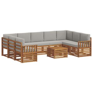 vidaXL &Sigma;&epsilon;&tau; &Kappa;&alpha;&nu;&alpha;&pi;έ 10 pcs &Phi;&upsilon;&sigma;&iota;&kappa;ό &kappa;&alpha;&iota; &Alpha;&nu;&omicron;&iota;&chi;&tau;ό &Gamma;&kappa;&rho;&iota; &Sigma;&tau;&epsilon;&rho;&epsilon;ό &Xi;ύ&lambda;&omicron; &Alpha;&kappa;&alpha;&kappa;ί&alpha;&sigmaf;