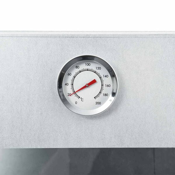 vidaXL Φούρνος Μπάρμπεκιου με Πριονίδι 44,5x29x110 εκ. Γαλβαν. Ατσάλι