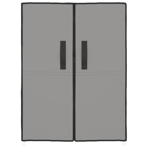 vidaXL Ντουλάπα Παπουτσιών Γκρι 60 x 28 x 90 εκ. Υφασμάτινη