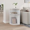 vidaXL End Table &Upsilon;&psi;&eta;&lambda;ή&sigmaf; &gamma;&upsilon;&alpha;&lambda;ά&delta;&alpha;&sigmaf; &lambda;&epsilon;&upsilon;&kappa;ό 29,6 x 29,6 x 60 &epsilon;&kappa;