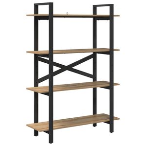 vidaXL &Rho;ά&phi;&iota; &Beta;&iota;&beta;&lambda;ί&omega;&nu; 4 &epsilon;&pi;&iota;&pi;έ&delta;&omega;&nu; 100 x 33,5 x 140 &epsilon;&kappa; &Epsilon;&pi;&epsilon;&xi;&epsilon;&rho;&gamma;&alpha;&sigma;&mu;έ&nu;&omicron; &Xi;ύ&lambda;&omicron;