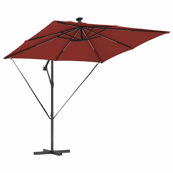 vidaXL Ομπρέλα Cantilever Banana Τερακότα 249 x 249 x 250 εκ.