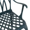 vidaXL Καρέκλα Κήπου 2 pcs Πράσινο 55 x 56.5 x 91εκ Αλουμίνιο