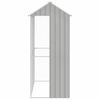 vidaXL Κλουβί Πουλιών Γκρι 215 x 110 x 247 εκ. Γαλβανισμένος χάλυβας