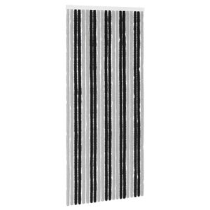 vidaXL &Kappa;&omicron;&upsilon;&rho;&tau;ί&nu;&alpha; &epsilon;&nu;&tau;ό&mu;&omega;&nu; Chenille &Gamma;&kappa;&rho;&iota; &kappa;&alpha;&iota; &Mu;&alpha;ύ&rho;&omicron; 90 x 200 cm 100% PP