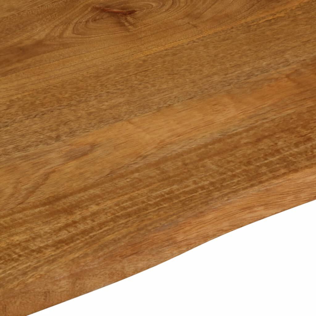 vidaXL Επιφάνεια Τραπεζιού 100x80x2,5 εκ. Live Edge Μασίφ Ξύλο Μάνγκο