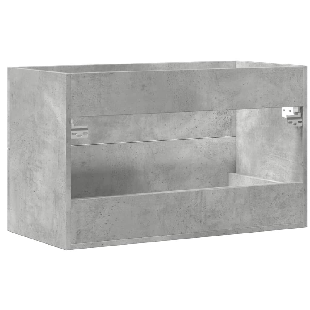 vidaXL Ντουλάπι Νιπτήρα Αρτισιανή Δρυς 80x38,5x48εκ Επεξεργασμένο Ξύλο
