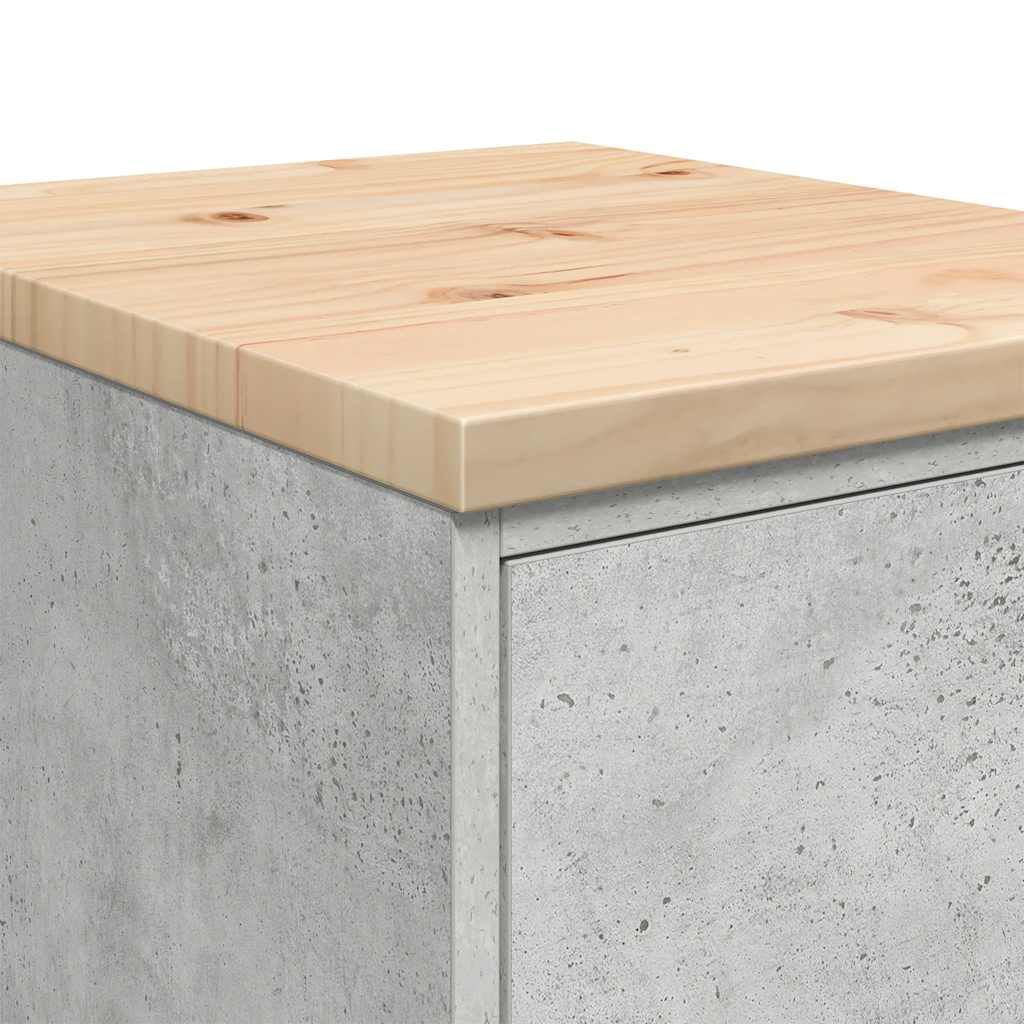 vidaXL ντουλάπι αποθήκευσης γκαράζ 40x51x85 εκ μασίφ ξύλο πεύκο