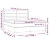 vidaXL &Kappa;&rho;&epsilon;&beta;ά&tau;&iota; Boxspring &mu;&epsilon; &Sigma;&tau;&rho;ώ&mu;&alpha; &Kappa;&rho;&epsilon;&mu; 180x200 &epsilon;&kappa;. &Upsilon;&phi;&alpha;&sigma;&mu;ά&tau;&iota;&nu;&omicron;