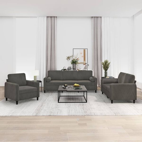 vidaXL &Sigma;&epsilon;&tau; &Sigma;&alpha;&lambda;&omicron;&nu;&iota;&omicron;ύ 3 &tau;&epsilon;&mu;. &Sigma;&kappa;. &Gamma;&kappa;&rho;&iota; &Beta;&epsilon;&lambda;&omicron;ύ&delta;&omicron; + &Delta;&iota;&alpha;&kappa;&omicron;&sigma;&mu;&eta;&tau;&iota;&kappa;ά &Mu;&alpha;&xi;&iota;&lambda;ά&rho;&iota;&alpha;