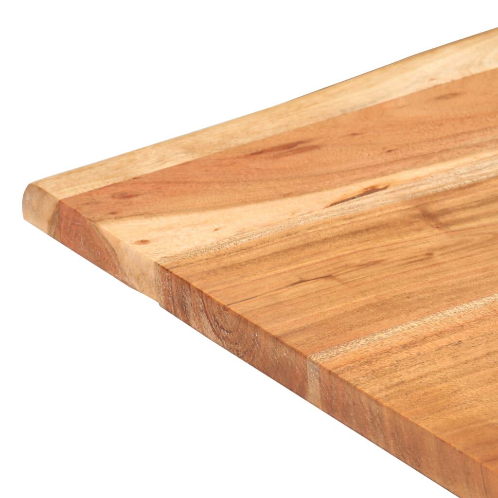 vidaXL Τραπέζι Bistro Live Edge 70x70x75 εκ. από Μασίφ Ξύλο Ακακίας
