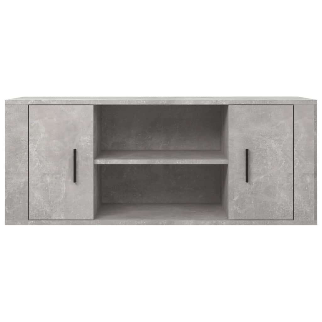 vidaXL Έπιπλο Τηλεόρασης Γκρι Σκυρ. 100x35x40 εκ. Επεξ. Ξύλο