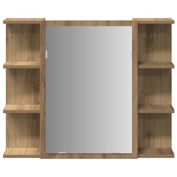 vidaXL Ντουλάπι Μπάνιου Τεχνίτης Δρυς 80x20,5x64 εκ Επεξεργασμένο Ξύλο