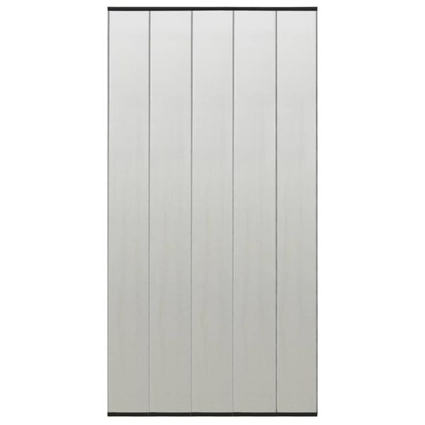 vidaXL Σήτα Πόρτας Κουρτίνα Μαύρη 100x220 εκ. από Πολυεστέρα