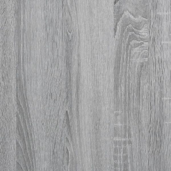 vidaXL Τραπεζάκι Σαλονιού Sonoma Γκρι 68x50x42 εκ. με Γυάλινες Πόρτες