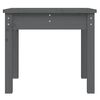 vidaXL Παγκάκι Κήπου Γκρι 50x44x45 εκ. από Μασίφ Ξύλο Πεύκου