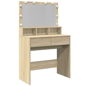 vidaXL &Mu;&pi;&omicron;&upsilon;&nu;&tau;&omicron;&upsilon;ά&rho; &mu;&epsilon; LED Sonoma &Delta;&rho;&upsilon;&sigmaf; 80x41x144,5 &epsilon;&kappa;.