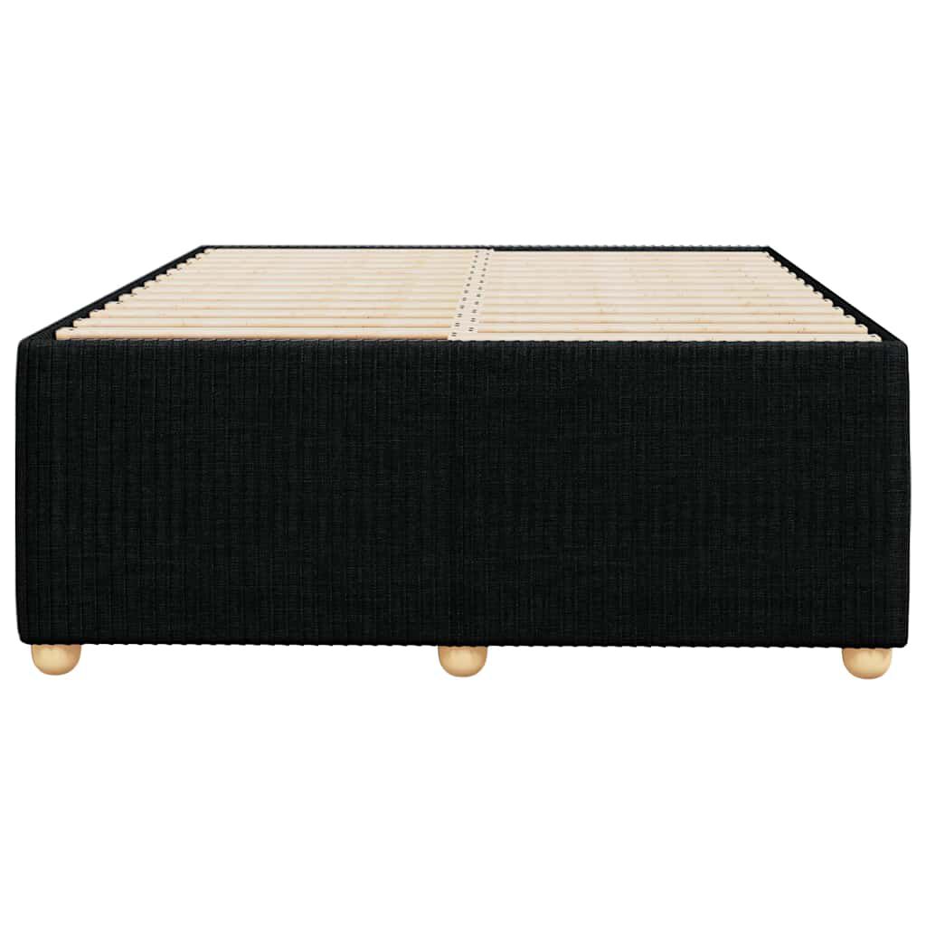 vidaXL Σκελετός Κρεβατιού Χωρίς Στρώμα Μαύρο 120x200 εκ. Υφασμάτινο