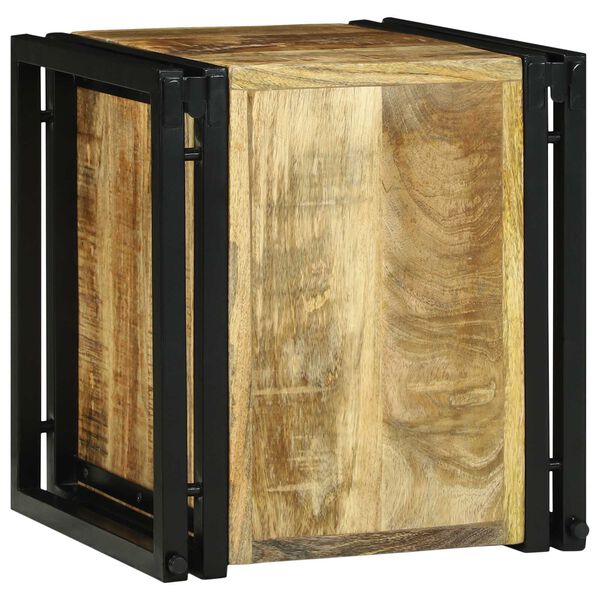 vidaXL Ράφι Κρασιού Καφέ 34.5 x 35 x 39 εκ. Μασίφ ξύλο μάνγκο