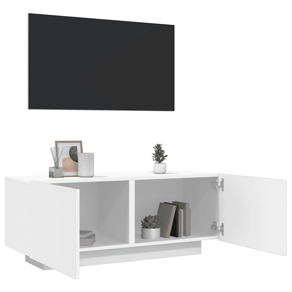 vidaXL Έπιπλο Τηλεόρασης Λευκό 100 x 35 x 40 εκ. Επεξ. Ξύλο