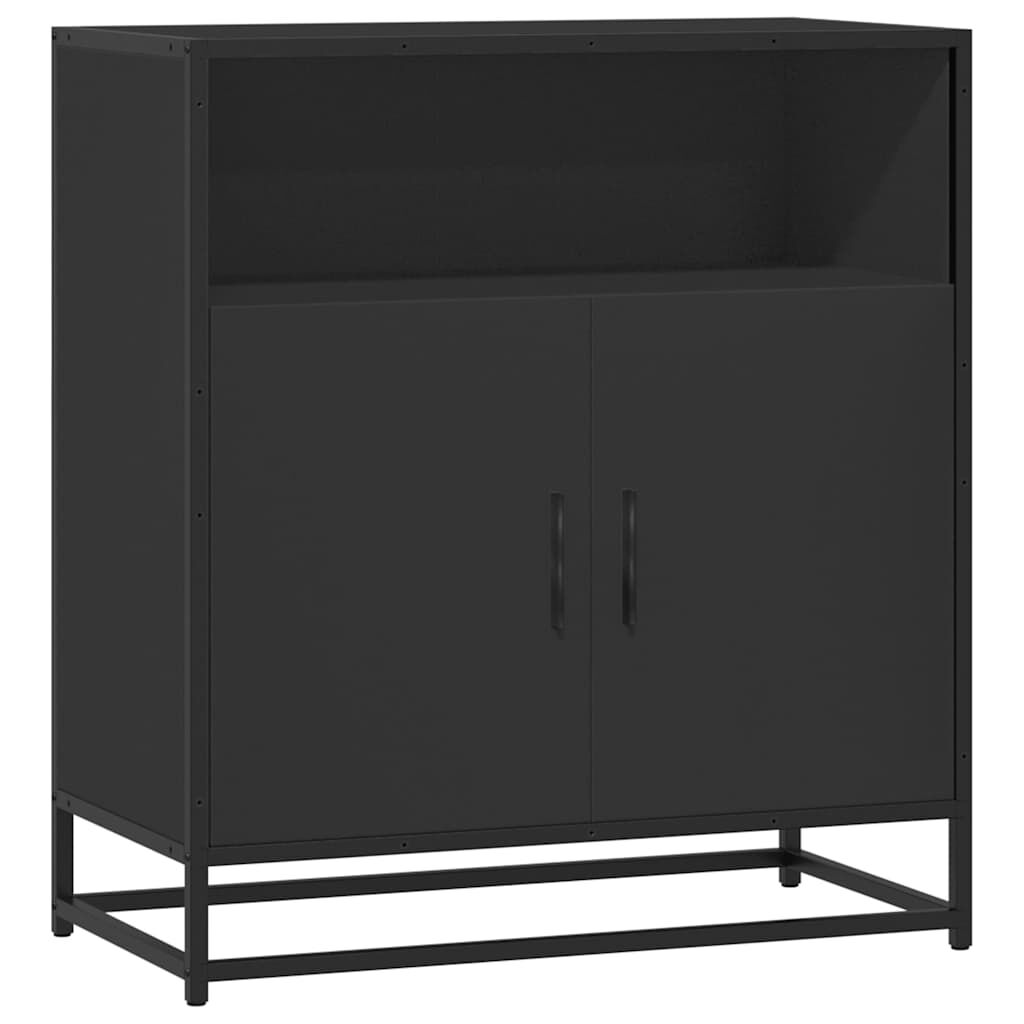 vidaXL Συρταριέρα Μαύρο 68x35x76 cm Κατασκευασμένο ξύλο