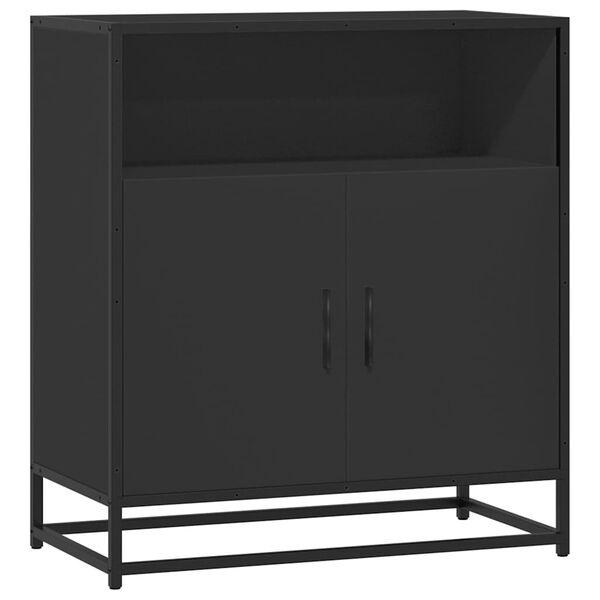 vidaXL Συρταριέρα Μαύρο 68x35x76 cm Κατασκευασμένο ξύλο