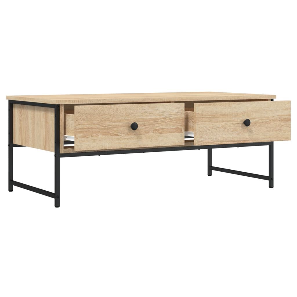 vidaXL Τραπεζάκι Σαλονιού Sonoma Δρυς 101x49x39,5 εκ.