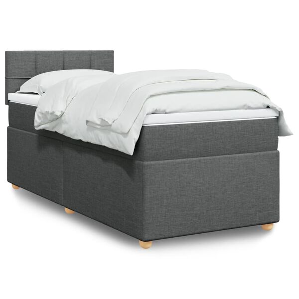 vidaXL &Kappa;&rho;&epsilon;&beta;ά&tau;&iota; Boxspring &mu;&epsilon; &Sigma;&tau;&rho;ώ&mu;&alpha; &Sigma;&kappa;&omicron;ύ&rho;&omicron; &Gamma;&kappa;&rho;&iota; 80x200 &epsilon;&kappa;. &Upsilon;&phi;&alpha;&sigma;&mu;ά&tau;&iota;&nu;&omicron;