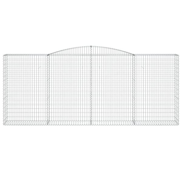 vidaXL Συρματοκιβώτια Τοξωτά 20 τεμ. 400x50x160/180 εκ. Γαλβαν. Ατσάλι