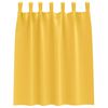 vidaXL Κουρτίνες 2 pcs κίτρινο μουσταρδί 140x140cm Πολυεστέρας