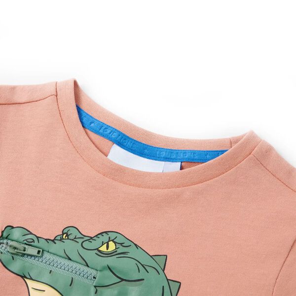 Μπλουζάκι Παιδικό Ανοιχτό Πορτοκαλί 128