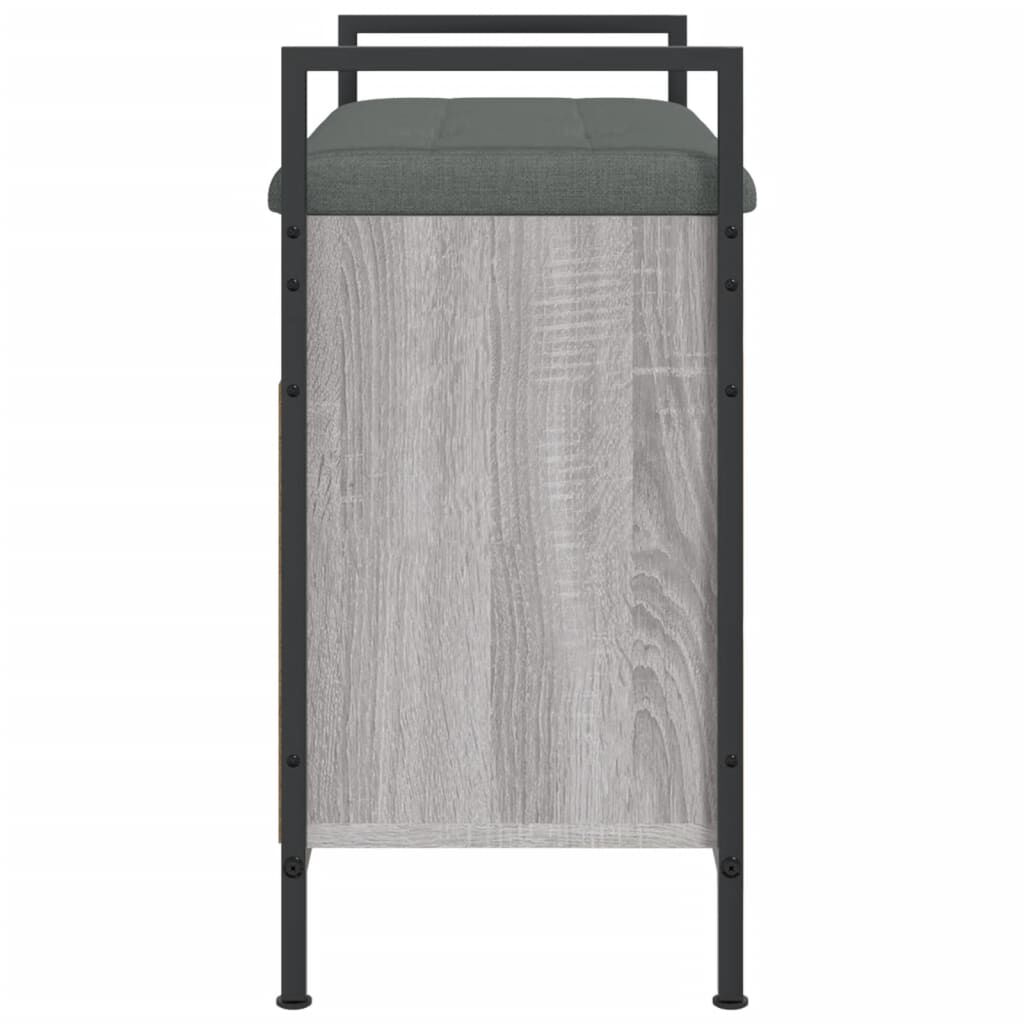 vidaXL Παπουτσοθήκη Γκρι Sonoma 65,5x32x57,5εκ. από Επεξεργασμένο Ξύλο