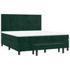 vidaXL &Kappa;&rho;&epsilon;&beta;ά&tau;&iota; Boxspring &mu;&epsilon; &Sigma;&tau;&rho;ώ&mu;&alpha; &Sigma;&kappa;&omicron;ύ&rho;&omicron; &Pi;&rho;ά&sigma;&iota;&nu;&omicron; 180x200&epsilon;&kappa;. &Beta;&epsilon;&lambda;&omicron;ύ&delta;&iota;&nu;&omicron;