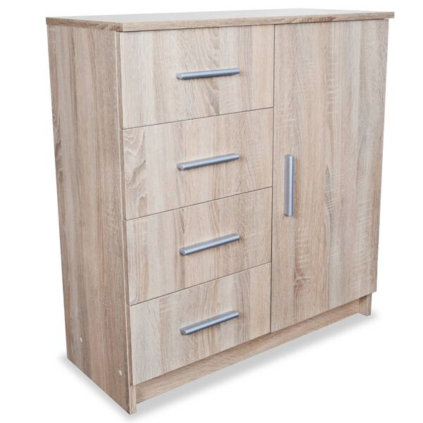 vidaXL Ντουλάπι Χρώμα Δρυός 79 x 35 x 88 εκ. από Μοριοσανίδα