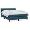 vidaXL Box Spring &kappa;&rho;&epsilon;&beta;ά&tau;&iota; &mu;&epsilon; &sigma;&tau;&rho;ώ&mu;&alpha; &sigma;&kappa;&omicron;ύ&rho;&omicron; &mu;&pi;&lambda;&epsilon; 140x220 cm &Beta;&epsilon;&lambda;&omicron;ύ&delta;&iota;&nu;&omicron;